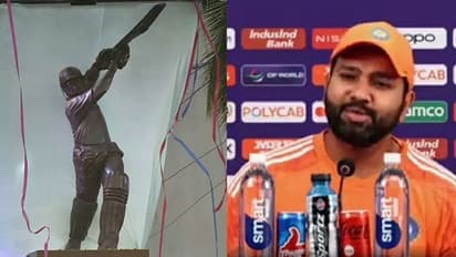 ODI World Cup 2023: Rohit Sharma's witty response to Sachin Tendulkar's statue unveiled at Wankhede stadium