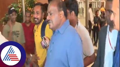 ದುಬೈನಿಂದ ಕುಟುಂಬ ಸಮೇತ ಬೆಂಗಳೂರಿಗೆ ಬಂದಿಳಿದ ಎಚ್‌ಡಿಕೆ; ಬರುತ್ತಲೇ ಕಾಂಗ್ರೆಸ್ ವಿರುದ್ಧ ಕಿಡಿ