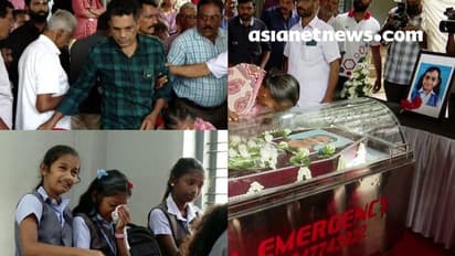 ചുവന്ന റോസാപ്പൂക്കളർപ്പിച്ച് വിട പറഞ്ഞ് സഹപാഠികൾ, കണ്ണീരടക്കി നാട്, ലിബ്നയ്ക്ക് യാത്രാമൊഴി