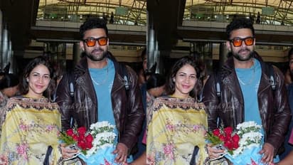 హైదరాబాద్ లో అడుగుపెట్టిన నవదంపతులు లావణ్య-వరుణ్... అప్పుడే లుక్ మార్చేశారే!
