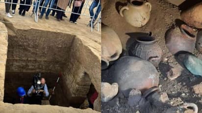 വലിയ ജാറുകളിലെ വീഞ്ഞ് ശേഖരം,കളിമൺ പാത്രങ്ങൾ, 2600 വർഷത്തോളം പഴക്കമുള്ള കല്ലറ പരിശോധിക്കാനെത്തിയ ഗവേഷകർ കണ്ടത്!