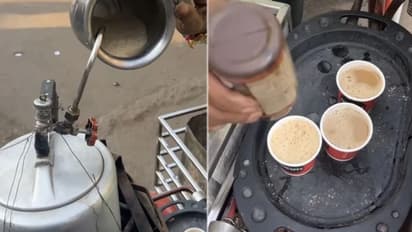 കിടിലൻ 'കുക്കര് കോഫി'; തെരുവുകച്ചവടക്കാരന്റെ വീഡിയോ...