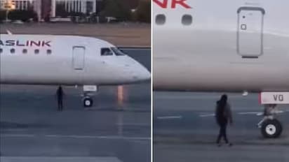 ವಿಮಾನ ಮಿಸ್ ಆಯ್ತು ಅಂತ ರನ್ವೇಲಿ ಓಡಿದ ಮಹಿಳೆ: ವೀಡಿಯೋ ವೈರಲ್, ಮಹಿಳೆ ಅಂದರ್