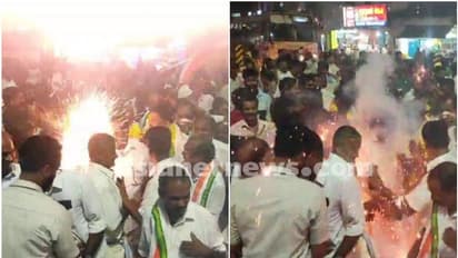 തലസ്ഥാനത്ത് യുഡിഎഫ് ബാങ്ക് തെരഞ്ഞെടുപ്പ് വിജയാഘോഷത്തിനിടെ അമിട്ട് പൊട്ടിത്തെറിച്ചു, 5 പേർക്ക് പരിക്ക്