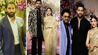 Varun Tej-Lavanya Tripathi's Hyderabad reception: Venkatesh, Naga Chaitanya and many celebs attend