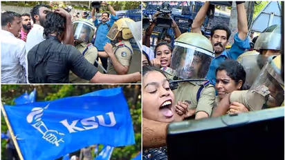 കെ എസ് യു-പൊലീസ് സംഘർഷം, നിരവധിപ്പേർക്ക് പരിക്ക്, അറസ്റ്റ്; നാളെ വിദ്യഭ്യാസ ബന്ദിന് ആഹ്വാനം  