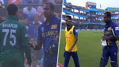 ODI World Cup 2023: Angelo Mathews faces rare 'timed-out' decision in the clash against Bangladesh (WATCH)