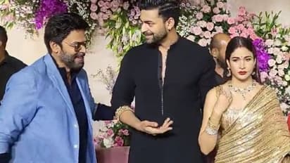 పాపం వెంకీ తన కోబ్రో కోసం వస్తే లావణ్య పట్టించుకోలేదుగా.. వరుణ్ తేజ్ రిసెప్షన్ లో ఫన్నీ ఇన్సిడెంట్, వైరల్ 