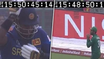 ODI World Cup 2023: SL's Angelo Mathews challenges Bangladesh's 'time out' call with proof (WATCH)