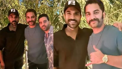 రామ్ చరణ్ తో విశ్వక్ సేన్.. వైరల్ అవుతున్న పోటో.. 