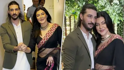 Sushmita Sen gives adorable pose with rumoured boyfriend Rohman Shawl in viral photos