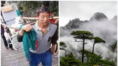 പര്‍വ്വത ട്രക്കിംഗിന് നായയെ ചുമന്ന് കയറ്റിയവര്‍ക്ക് യുവതി നല്‍കിയത് 11,000 രൂപ !