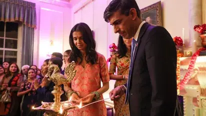 ಯುಕೆ ಪ್ರಧಾನಿ ರಿಷಿ ಸುನಕ್‌, ಅಕ್ಷತಾ ನಿವಾಸದಲ್ಲಿ ಸಡಗರದ ದೀಪಾವಳಿ: ಹಬ್ಬಕ್ಕೆ ಶುಭ ಕೋರಿದ ಭಾರತದ ಅಳಿಯ