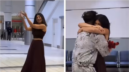 Viral video: Woman dances to 'Raataan Lambiyan' at Canadian airport to welcome boyfriend after 5 years