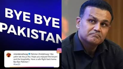 ಸೆಹ್ವಾಗ್‌ ಟ್ರೋಲ್‌ಗೆ ಉರಿದುಕೊಂಡ ಪಾಕಿಸ್ತಾನ, 'ಭಾರತದಲ್ಲಿ ಮುಸ್ಲಿಮರು ಸೇಫ್‌' ಅಲ್ಲ ಎಂದ ಪಾಕ್‌ ಅಭಿಮಾನಿ!