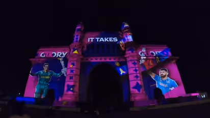 Diwali meets Cricket World Cup: A spectacular celebration of light and sound at Gateway of India (WATCH)