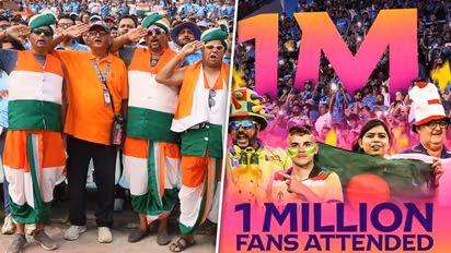 ICC welcomes one-millionth fan as ODI World Cup 2023 on track to break attendance records