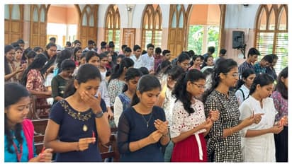 ഇസ്രയേൽ-പലസ്തീൻ യുദ്ധം അവസാനിക്കാൻ പള്ളിയിൽ പ്രാർഥനാസംഗമം