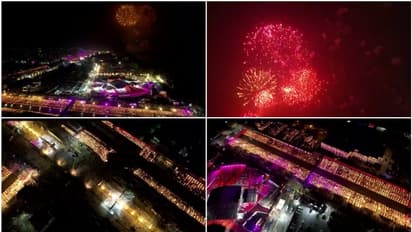 தீபாவளி பண்டிகை நாடு முழுவதும் கொண்டாட்டம்.. பாட்டாசு வெடித்தும், இனிப்புகள் வழங்கியும் உற்சாகம்