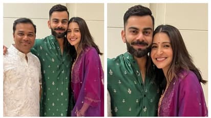 Anushka Sharma, Virat Kohli appears for Team India Diwali bash; apparent 'baby bump' spotted [WATCH]