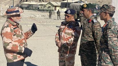 Diwali 2023: PM Modi meets troops deployed in Himachal Pradesh's Lepcha 