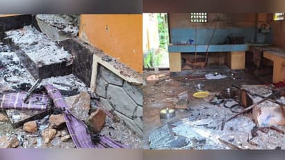 മുണ്ടക്കയത്ത് യുവാവിനെ കുത്തിക്കൊലപ്പെടുത്തിയ പ്രതിയുടെ വീടിന് തീയിട്ടു, സംഭവത്തില് ദുരൂഹത