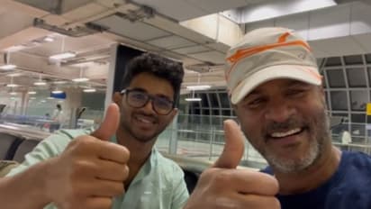 எல்லாருக்கும் ஹாப்பி தீபாவளி.. மகனோடு ஏர்போர்ட்டில் - வாழ்த்துக்கள் சொன்ன இந்திய மைக்கேல் ஜாக்சன் பிரபு தேவா!