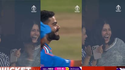 INDvNED ಕೊಹ್ಲಿ ಬೌಲಿಂಗ್ನಲ್ಲಿ ಬಿತ್ತು ವಿಕೆಟ್, ಅನುಷ್ಕಾ ಶರ್ಮಾ ರಿಯಾಕ್ಷನ್ ವಿಡಿಯೋ ವೈರಲ್!