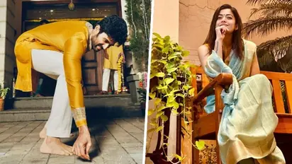 Did Vijay Deverakonda, Rashmika Mandanna celebrate Diwali together? Pictures with same background goes viral