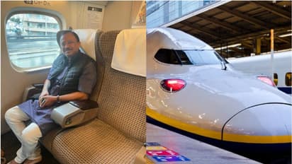 'അതുല്യമായ അനുഭവം'; ജപ്പാനിലെ ബുള്ളറ്റ് ട്രെയിനിൽ യാത്ര ചെയ്ത് വി മുരളീധരൻ