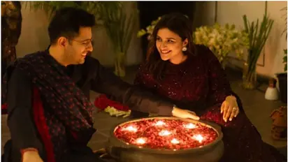 Parineeti Chopra shares glimpses of first Diwali as newlywed, calls husband Raghav Chadha her "home"