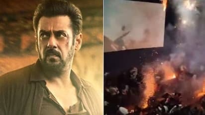 தியேட்டர் உள்ளே வெடித்த பட்டாசுகள்.. அலறி ஓடிய மக்கள்.. சல்மான் ரசிகர்களின் பலே வேலை - அவர் ரியாக்ஷன் என்ன?