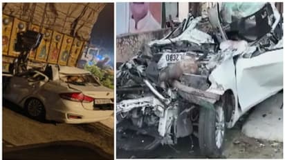 ഇടിയുടെ ആഘാതത്തില് കാര് പൂര്ണമായി തകര്ന്നു; പൊലിഞ്ഞത് ആറ് ജീവനുകള്