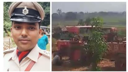 മണൽക്കടത്ത് തടയാൻ ശ്രമിച്ച പൊലീസ് ഇൻസ്പെക്ടറെ ട്രാക്ടർ കയറ്റി കൊലപ്പെടുത്തി, സാധാരണ സംഭവമെന്ന് മന്ത്രി