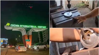 നെടുമ്പാശ്ശേരിയിലെത്തിയ ഓവൻ, സെപ്തംബറിൽ പിടിച്ചിട്ടു; വർക്ക്ഷോപ്പ് ജീവനക്കാരൻ പൊട്ടിച്ചപ്പോൾ നിറയെ സ്വർണം