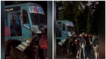 കണ്ണൂരിൽ ബസും കാറും കൂട്ടിയിടിച്ച് ഒരാൾ മരിച്ചു: നിരവധി പേർക്ക് പരിക്ക്