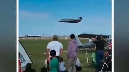 ಏರ್‌ ಶೋದಲ್ಲಿ ಫೈಟರ್ ಜೆಟ್ ಕ್ರ್ಯಾಶ್‌: ಇಬ್ಬರು ಪೈಲಟ್‌ಗಳು ಸಾವು: ಕೊನೆ ಕ್ಷಣದ ವೀಡಿಯೋ