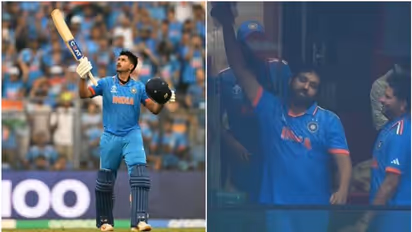 ODI World Cup 2023: Indian skipper Rohit Sharma hilariously mimics Shreyas Iyer after century (WATCH)