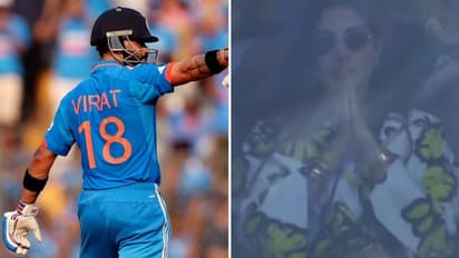Virat Kohli's romantic gesture in the World Cup semi final at the Wankhede stadium