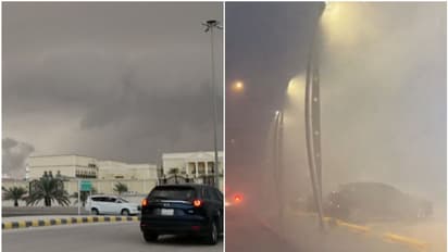 സൗദി തലസ്ഥാന നഗരത്തിൽ ശക്തമായ മഴ; റോഡുകളിൽ വെള്ളക്കെട്ട്