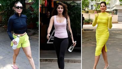 SPOTTED: Malaika Arora, Rhea Chakraborty, Nargis Fakri and others spotted in the city