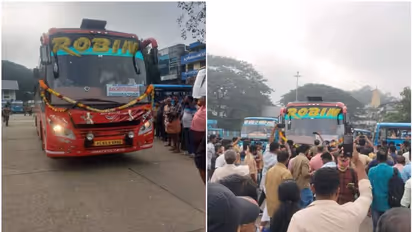 'വിരട്ടാന് നോക്കണ്ട', എംവിഡിയെ വെല്ലുവിളിച്ച് റോബിൻ ബസ്; നാളെയും കോയമ്പത്തൂരിലേക്ക് സർവീസ് നടത്തുമെന്ന് ബസുടമ