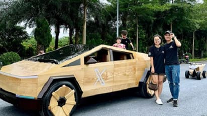 100 ದಿನದಲ್ಲೇ ರೆಡಿಯಾಯ್ತು ಟೆಸ್ಲಾ ಸೈಬರ್ ಟ್ರಕ್ ಮರದ ವಾಹನ: ಎಲಾನ್ ಮಸ್ಕ್ ಪ್ರತಿಕ್ರಿಯೆ ಹೀಗಿದೆ..