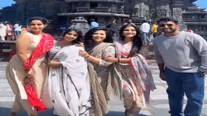 ರಿಯಲ್  ಗಂಡ, ರೀಲ್ ಲೈಫ್ ಫ್ಯಾಮಿಲಿ ಜೊತೆ ಸತ್ಯ ಗೌತಮಿ ಜಾಧವ್ ಮೋಜು ಮಸ್ತಿ 