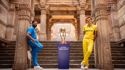 IND vs AUS: Rohit Sharma's 'rightful' swap - Superstition behind World Cup trophy photoshoot give fans hope