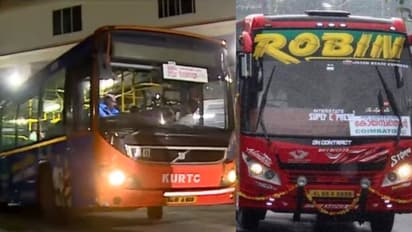 'റോബിന്‍ പോര്': അരമണിക്കൂര്‍ മുന്‍പേ പുറപ്പെട്ട് കെഎസ്ആര്‍ടിസി, യാത്ര തുടങ്ങിയത് കാലിയായി 