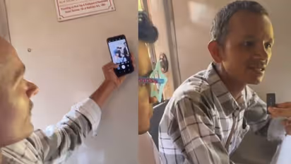 ട്രെയിനിൽ ഇതൊക്കെ നടക്കുമോ? വൈറലായി വീഡിയോ...