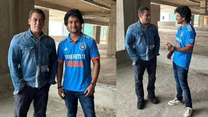 World Cup 2023: సల్మాన్ ఖాన్ తో నేచురల్ స్టార్ నాని, వరల్డ్ కప్ మ్యాచ్ లో తారల సందడి..