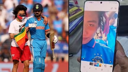 WC Final: Pro-Palestine pitch invader an Australian who disguised as India fan; selfie video surfaces (WATCH)