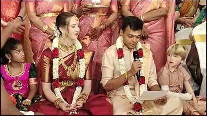 திருக்குறள் வாசித்து உறுதிமொழி எடுத்து அமெரிக்க பெண்ணை கரம்பிடித்த தஞ்சை தமிழன்